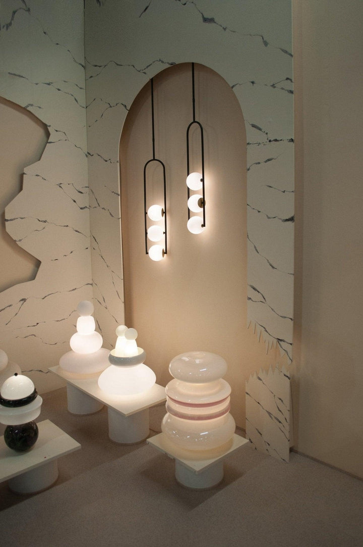 Evelaris Lustre Suspendu En Verre Art Nordique Minimaliste Moderne - Neutralighting