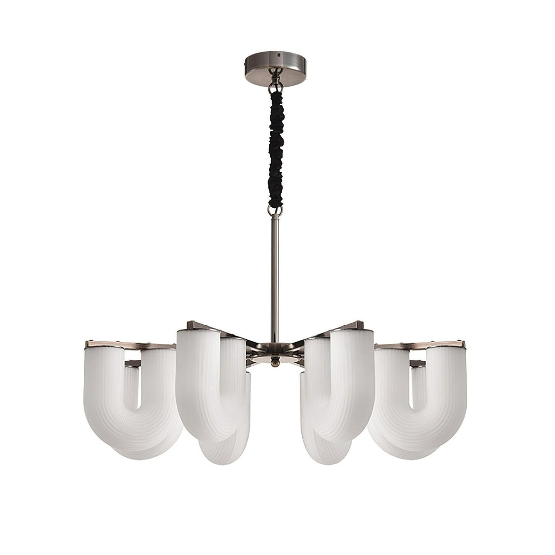 Agatha Lustre U Forme Verre Laiton Moderne - Neutralighting