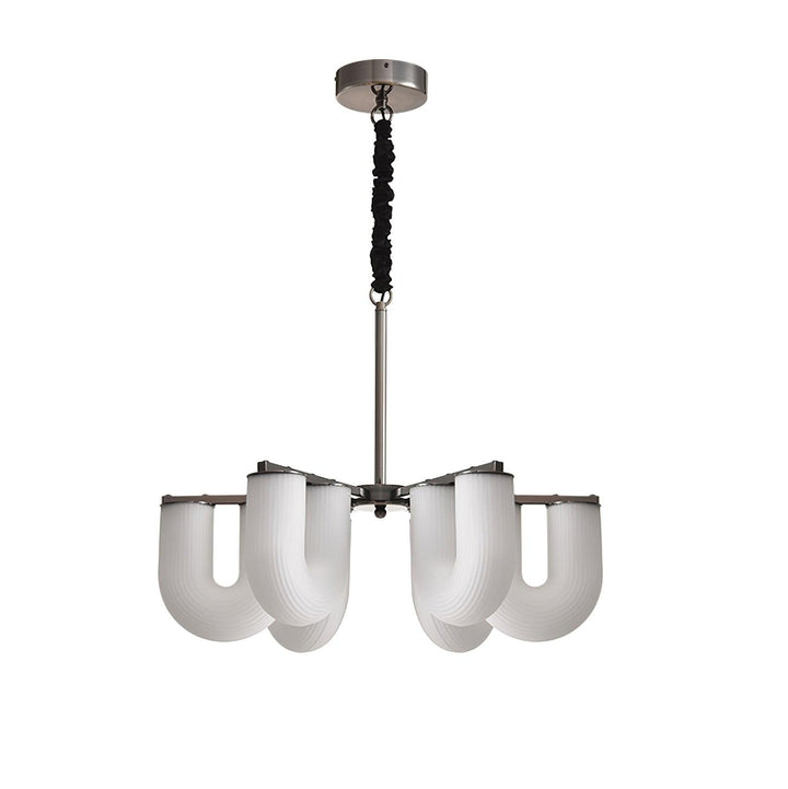 Agatha Lustre U Forme Verre Laiton Moderne - Neutralighting