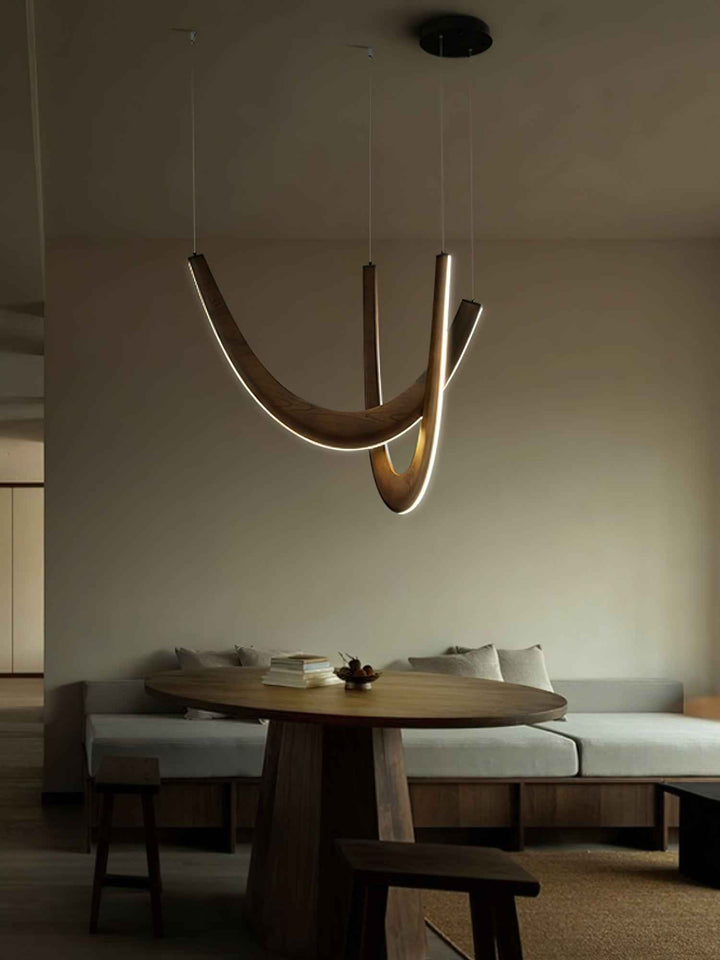 Lumora Suspension Lampe en Bois - Neutralighting