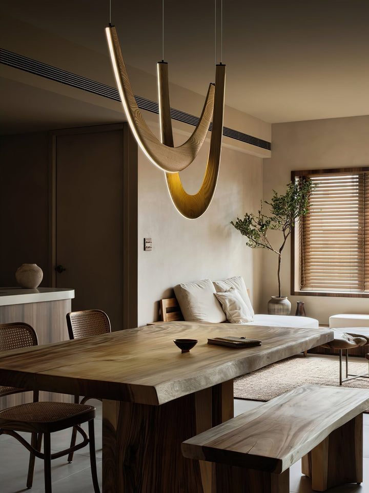 Lumora Suspension Lampe en Bois - Neutralighting