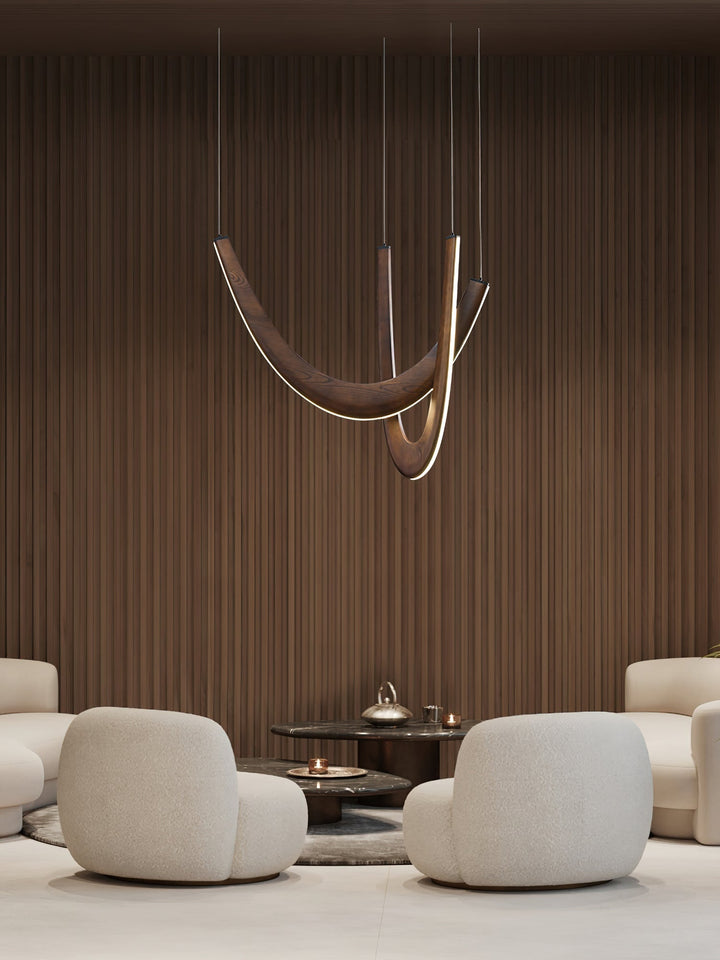 Lumora Suspension Lampe en Bois - Neutralighting