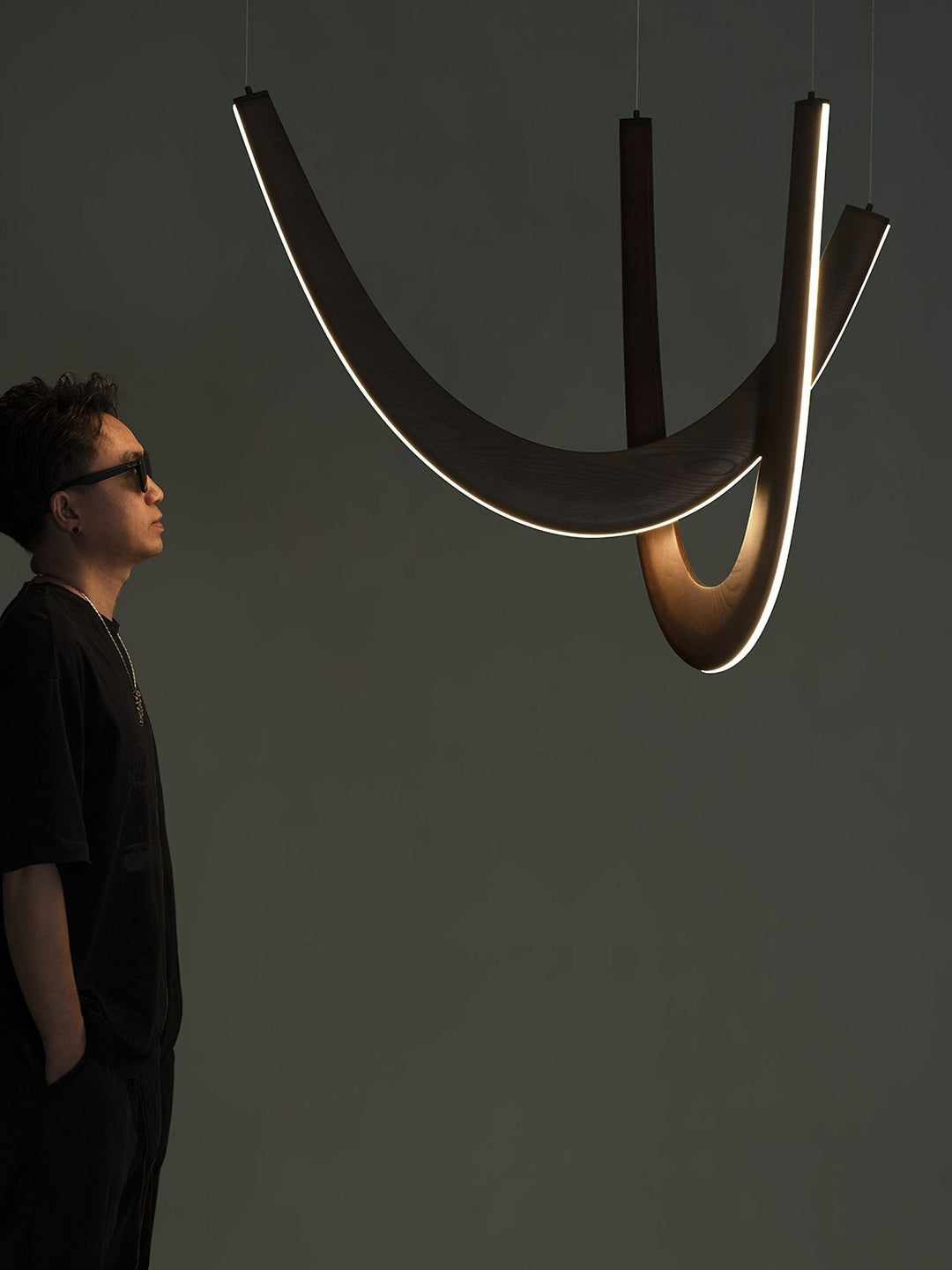 Lumora Suspension Lampe en Bois - Neutralighting