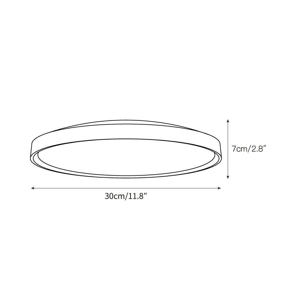Symiror Lampe de Plafond Ronde Travertin Minimaliste Moderne - Neutralighting