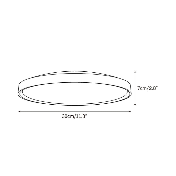 Symiror Lampe de Plafond Ronde Travertin Minimaliste Moderne - Neutralighting