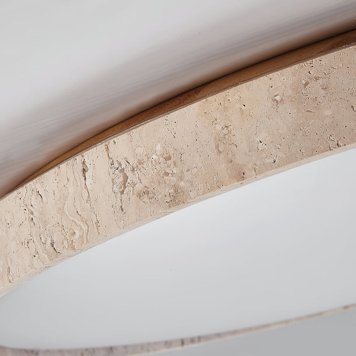 Symiror Lampe de Plafond Ronde Travertin Minimaliste Moderne - Neutralighting
