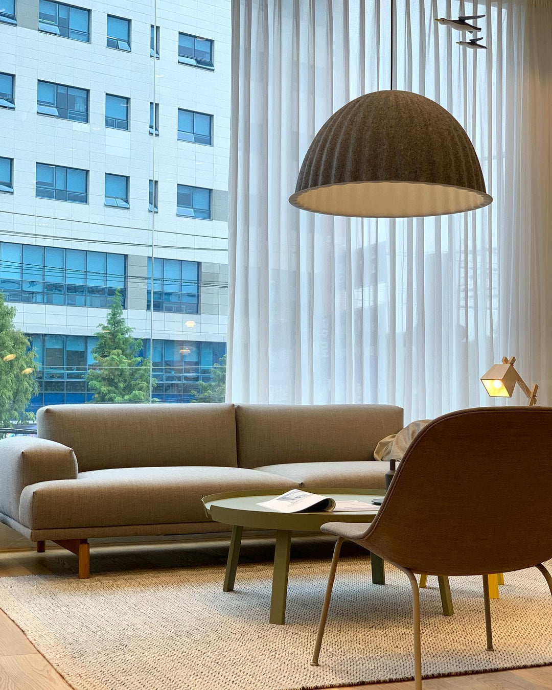 AriethLampe Pendante Classique en Feutre - Neutralighting