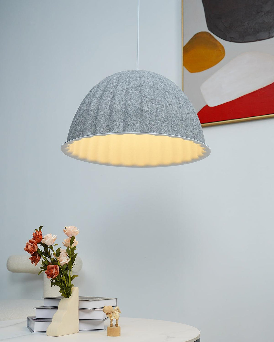 AriethLampe Pendante Classique en Feutre - Neutralighting
