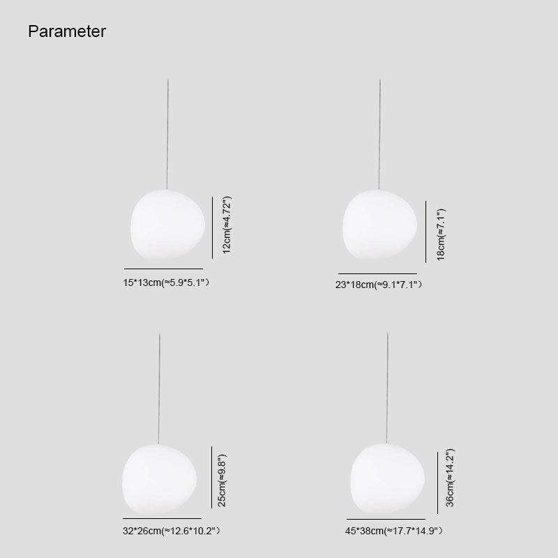 Elun Suspension en verre en forme d&
