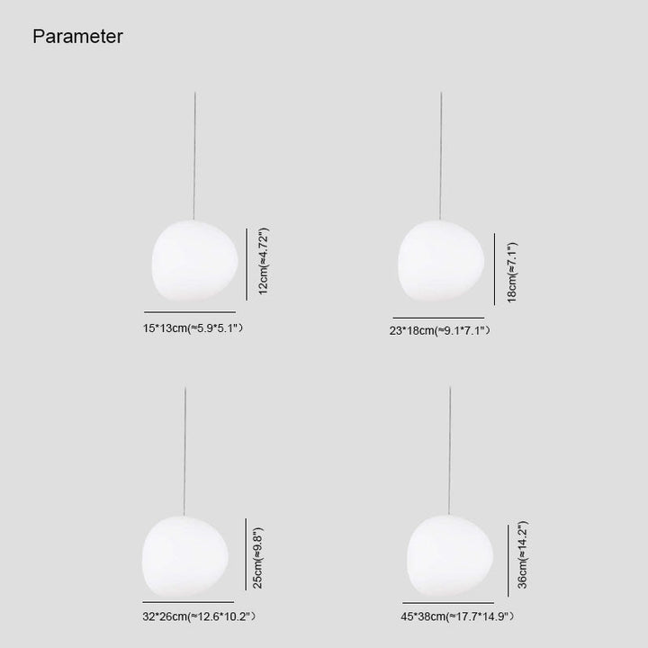 Elun Suspension en verre en forme d&