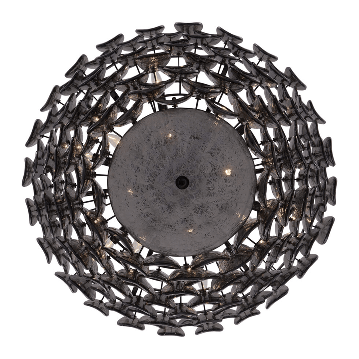 Aurora Chandelier Luxueux en Verre et Laiton - Neutralighting