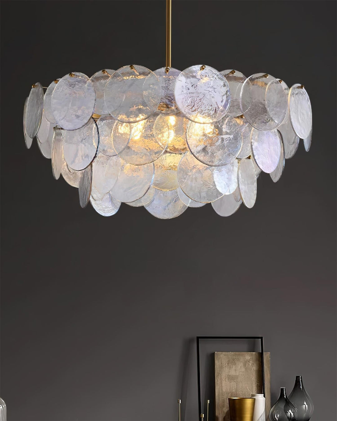 Utopia Lustre Disque en Verre Superposé - Neutralighting