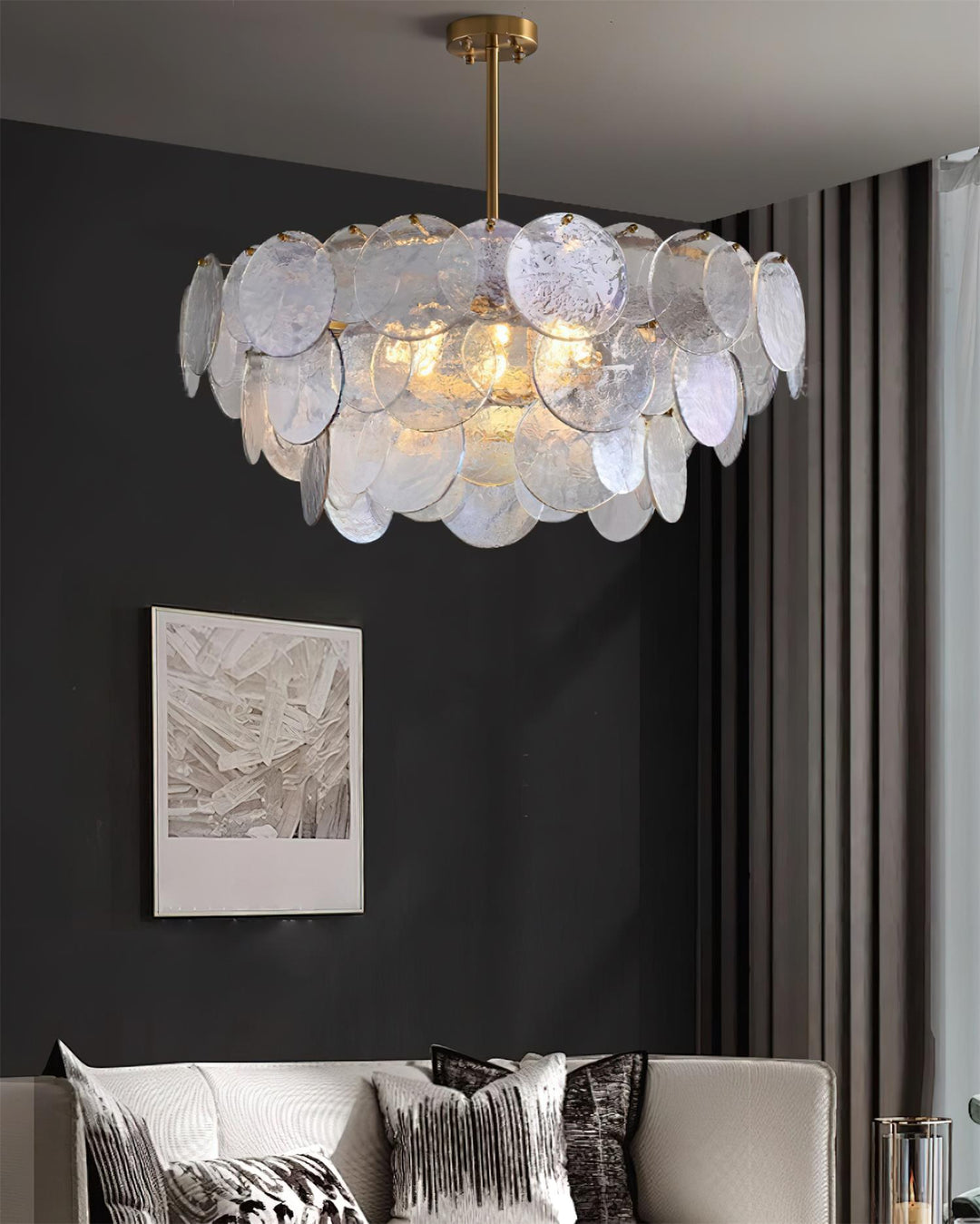 Utopia Lustre Disque en Verre Superposé - Neutralighting