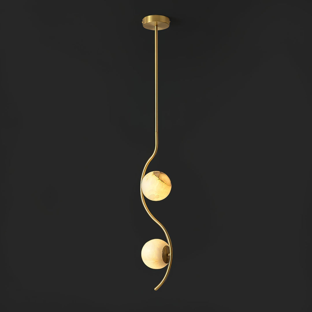 Civenan Suspension Albâtre Courbé Minimaliste Moderne - Neutralighting