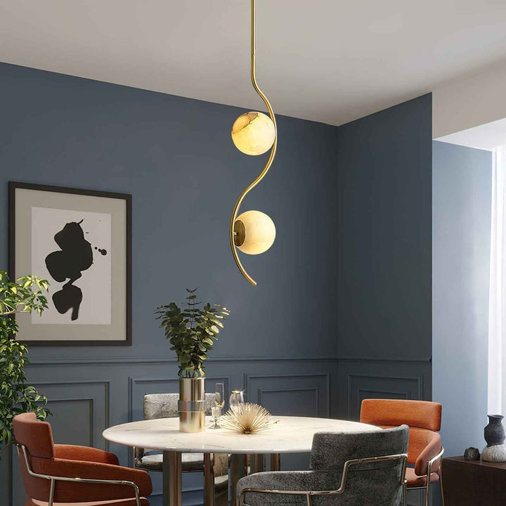 Lampe Civenan en Laiton – Design Contemporain