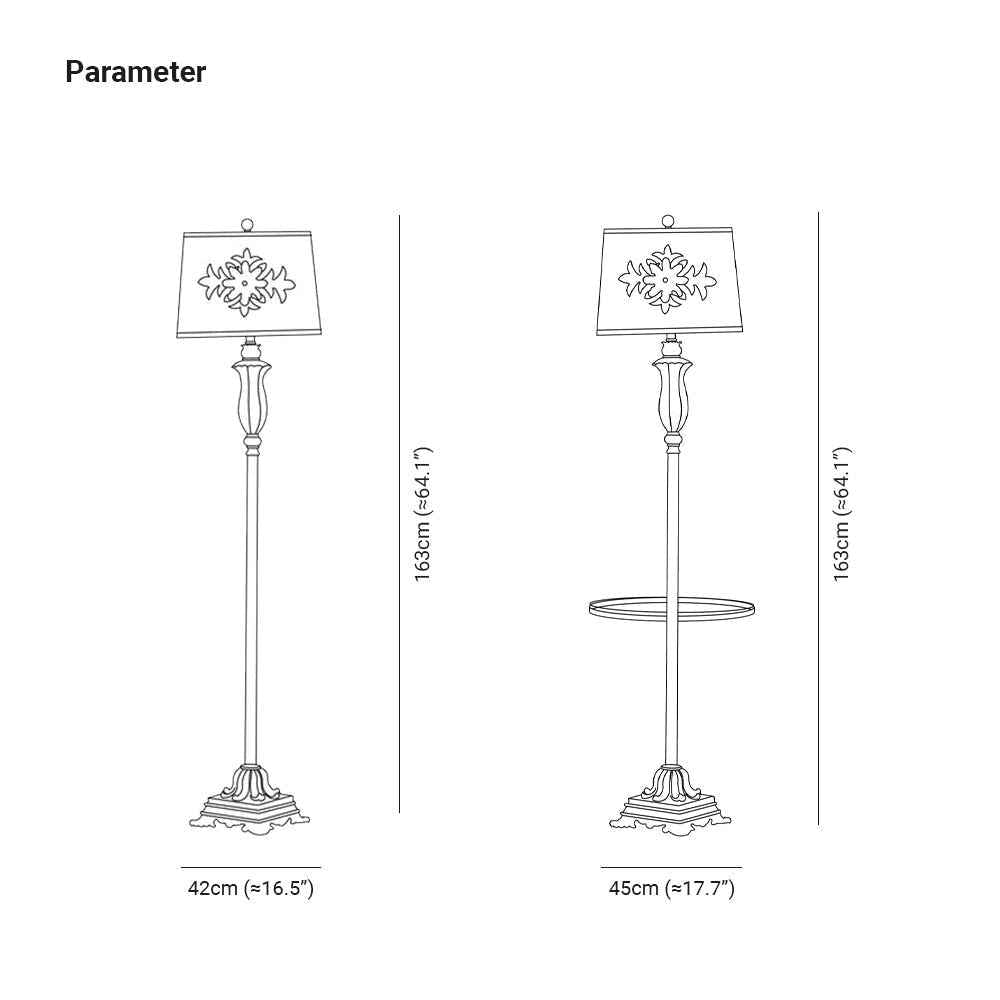 Lampadaire Tiffany en Métal – Design Lampadaire Moderne