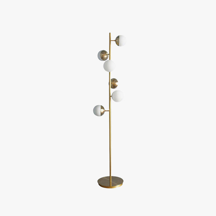 Valentina Lampadaire Bulle Moderne, Métal/Céramique, Doré, Salon - Neutralighting