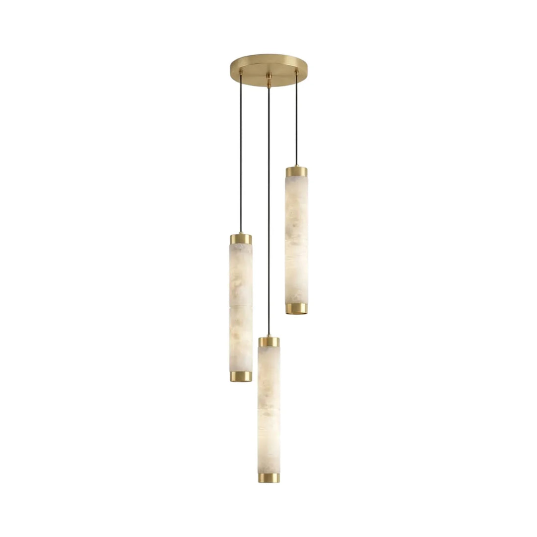Lira Suspension Cyclindrique en Albâtre Vakkerlight