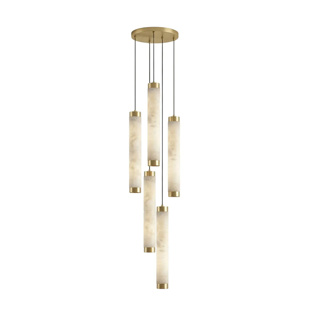 Lira Suspension Cyclindrique en Albâtre Vakkerlight