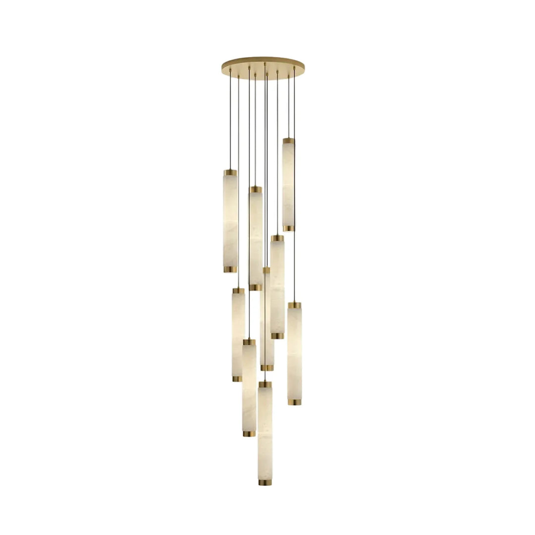 Lira Suspension Cyclindrique en Albâtre Vakkerlight