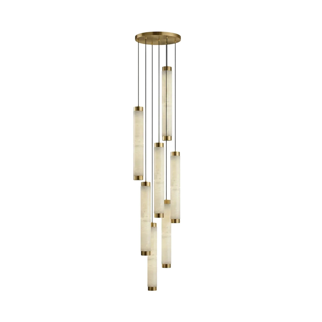 Lira Suspension Cyclindrique en Albâtre Vakkerlight