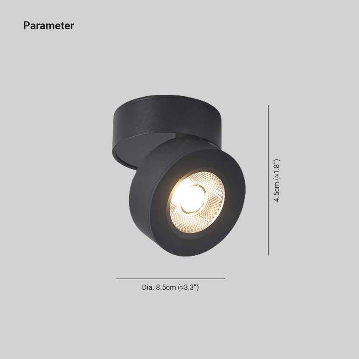 Lustra Acrylique Noir LED