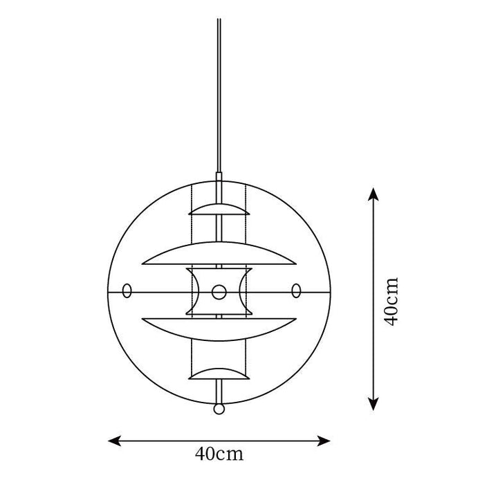 Astris Suspension Géométrique Moderne Flottante - Neutralighting