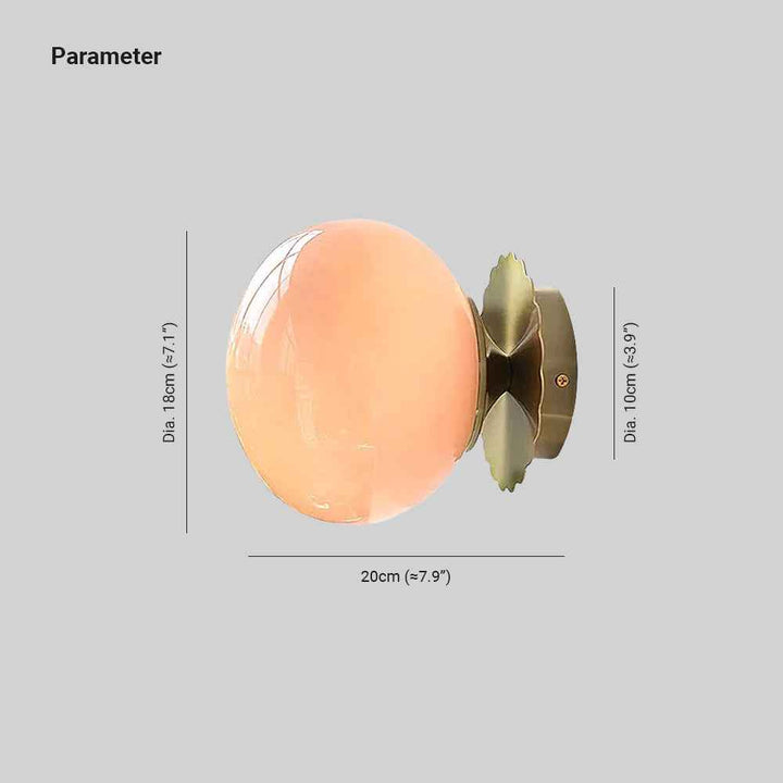Applique Murale Sovel Verre LED