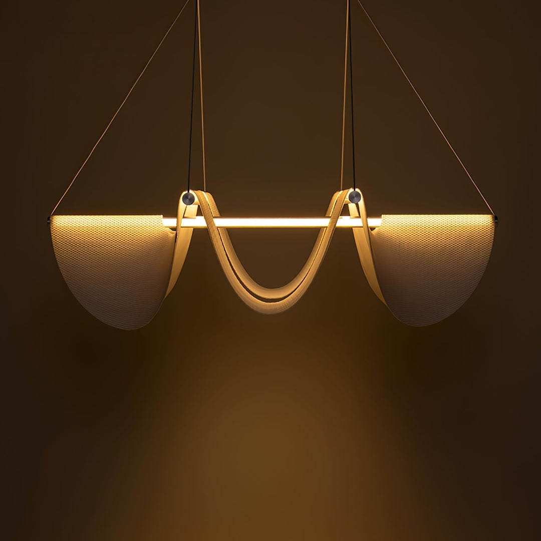 Covela Postmodern Luxury Ribbon Pendant Lamp - Neutralighting