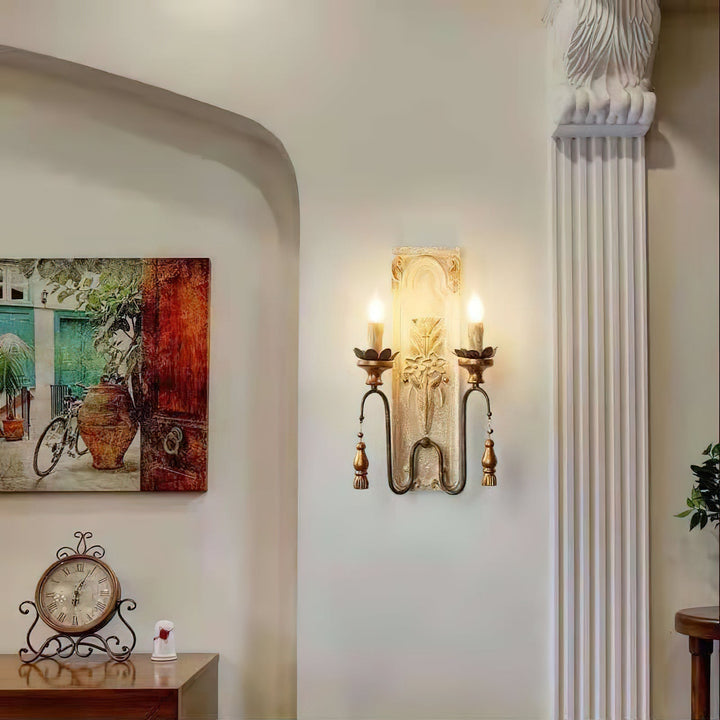 Elsoris Applique Murale Bois Métal Luxe Postmoderne - Neutralighting