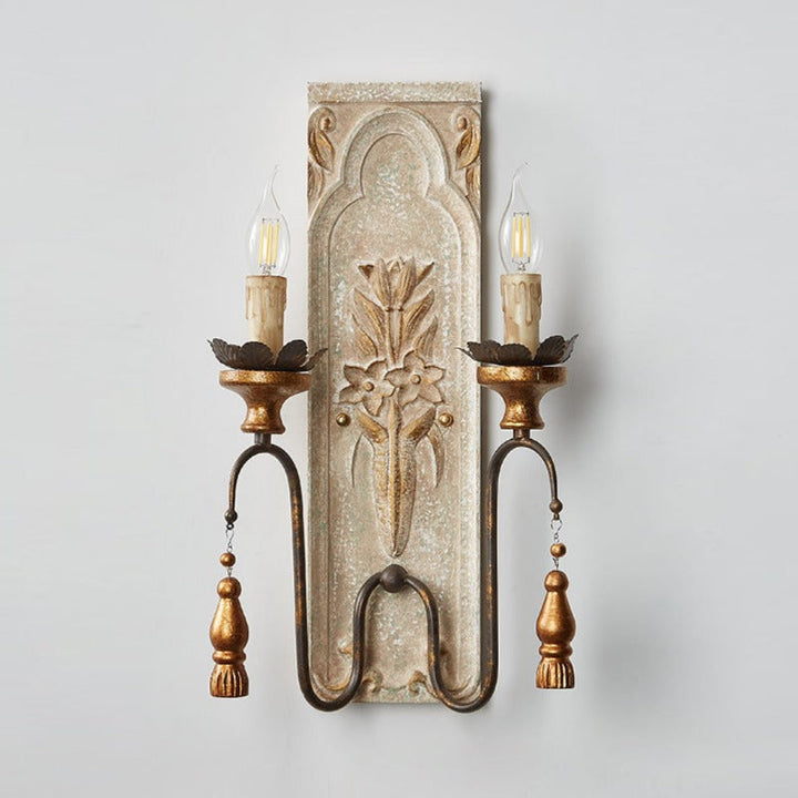 Elsoris Applique Murale Bois Métal Luxe Postmoderne - Neutralighting