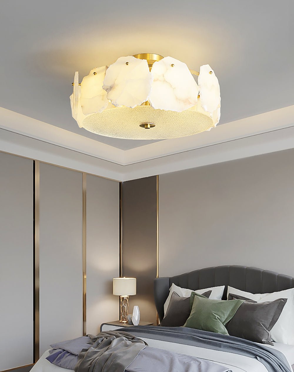 Amara Plafonnier en Albâtre à Encastrer - Neutralighting