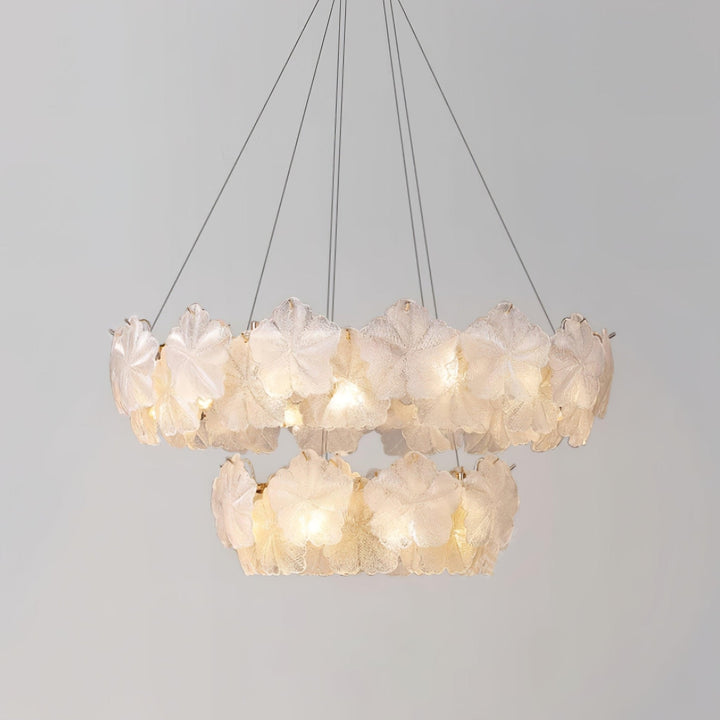 Vitheir Chandelier en Verre Floral - Neutralighting