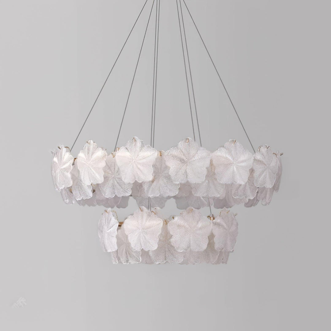 Vitheir Chandelier en Verre Floral - Neutralighting