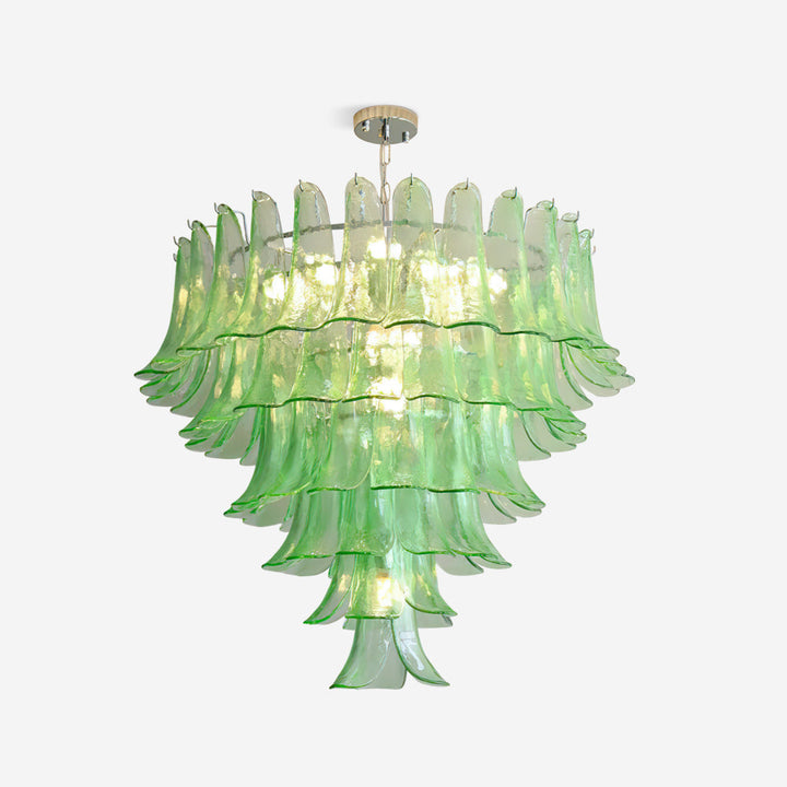 Valier Lustre Pétales en Verre Superposés - Neutralighting