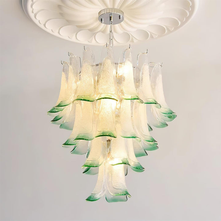 Valier Lustre Pétales en Verre Superposés - Neutralighting