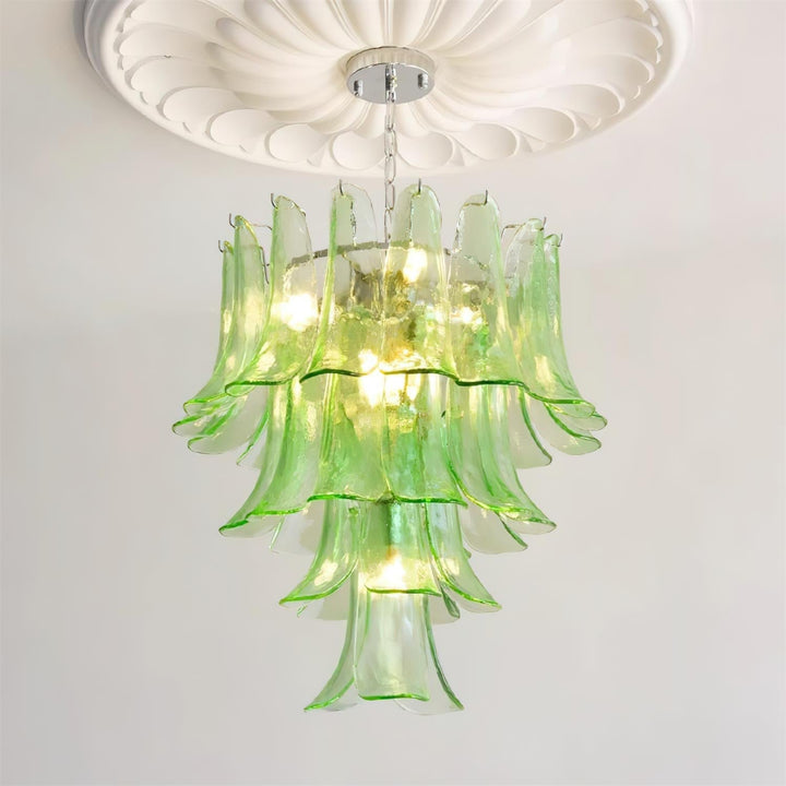Valier Lustre Pétales en Verre Superposés - Neutralighting