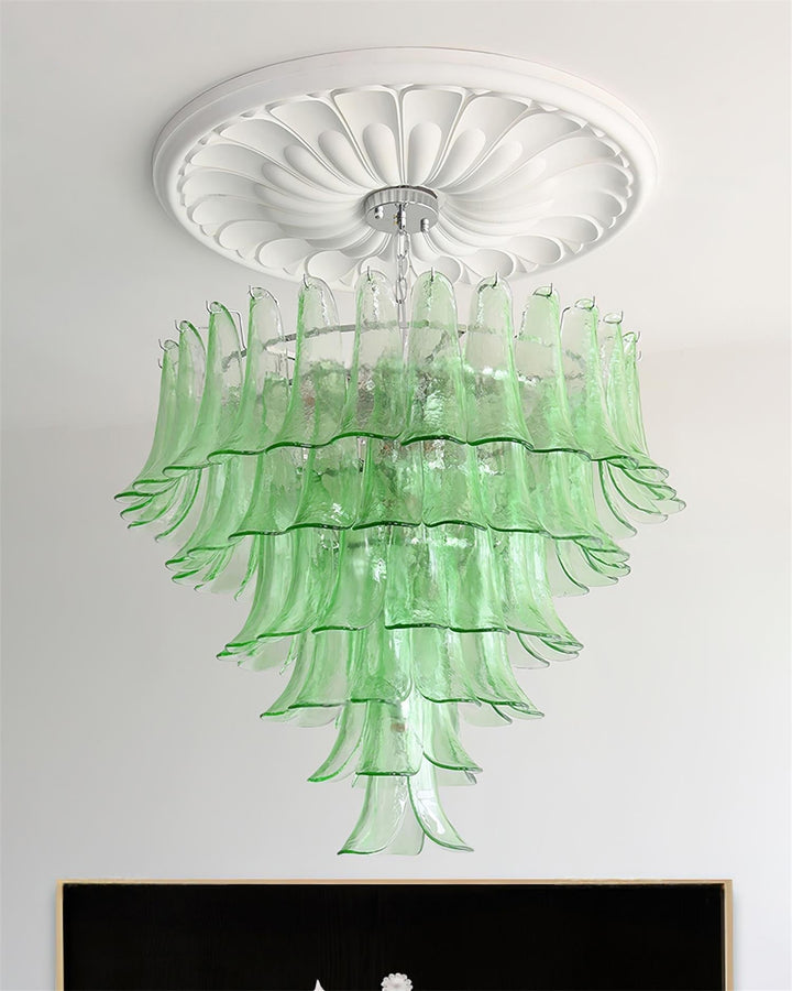 Valier Lustre Pétales en Verre Superposés - Neutralighting