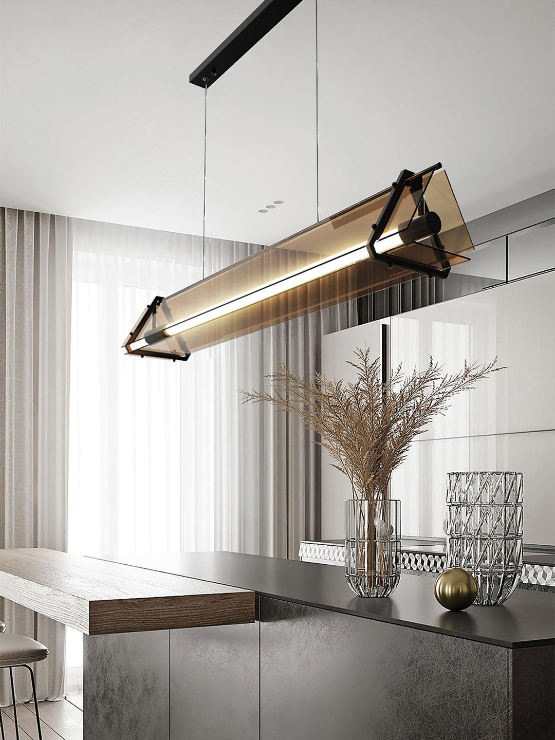 Lunaris Lampe Pendante Minimaliste en Verre - Neutralighting