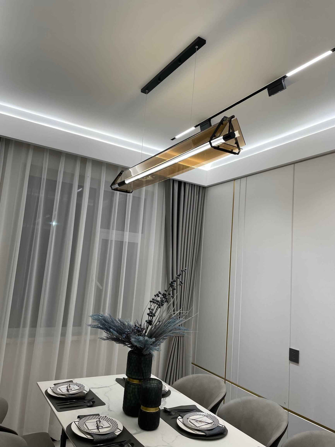Lunaris Lampe Pendante Minimaliste en Verre - Neutralighting