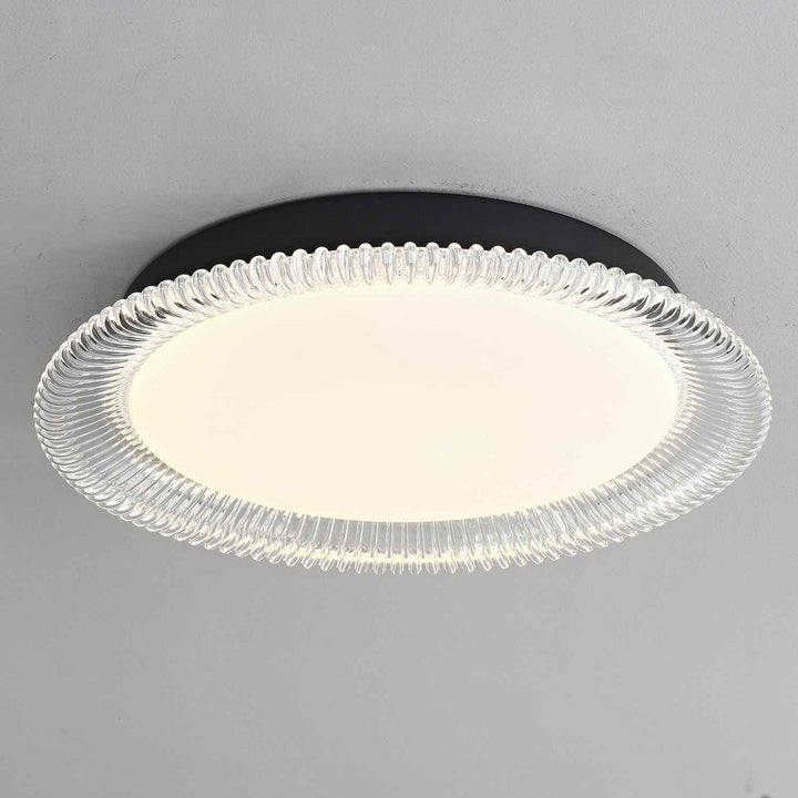 Lustra Acrylique 40cm Noir LED