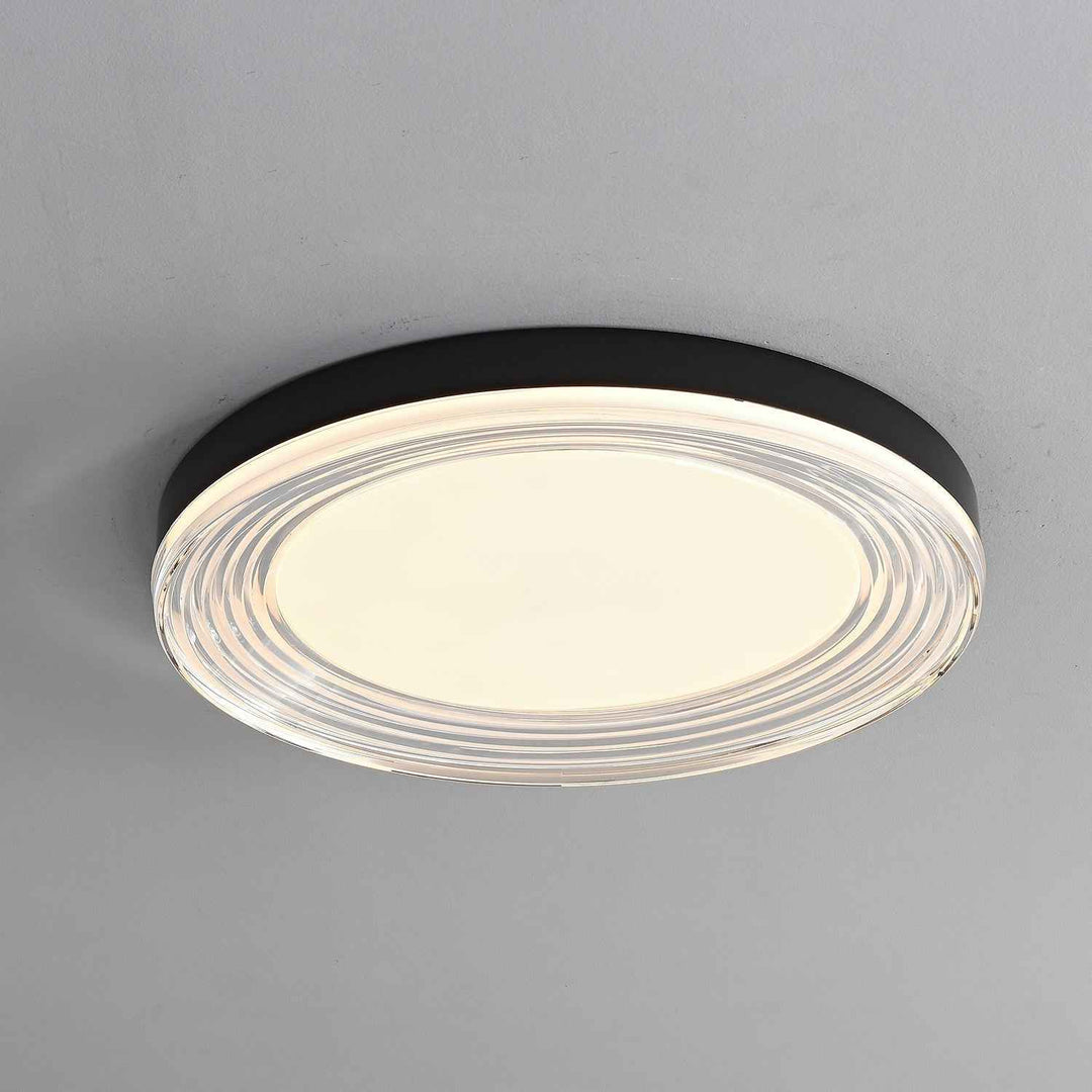 Lustra Acrylique 40cm Noir LED
