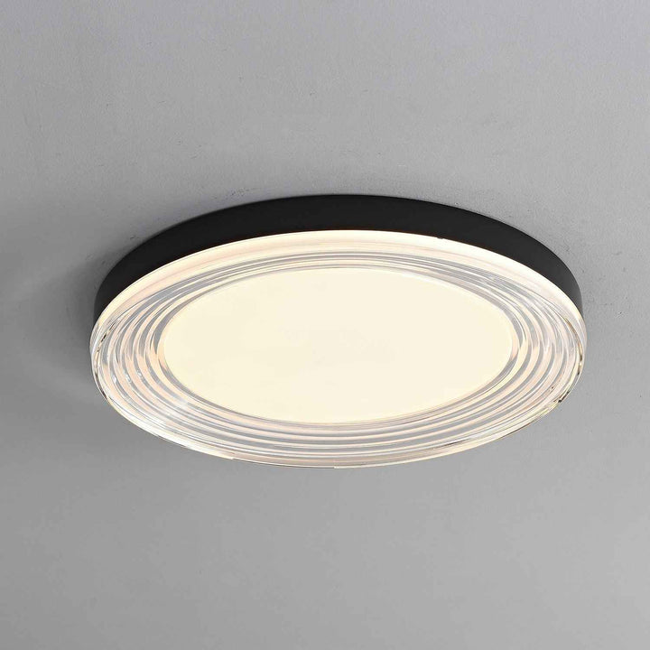 Lustra Acrylique 40cm Noir LED