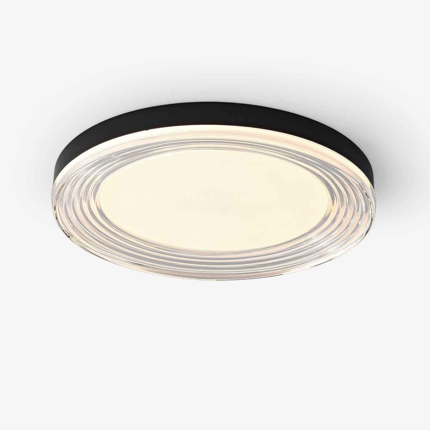Lustra Acrylique 40cm Noir LED