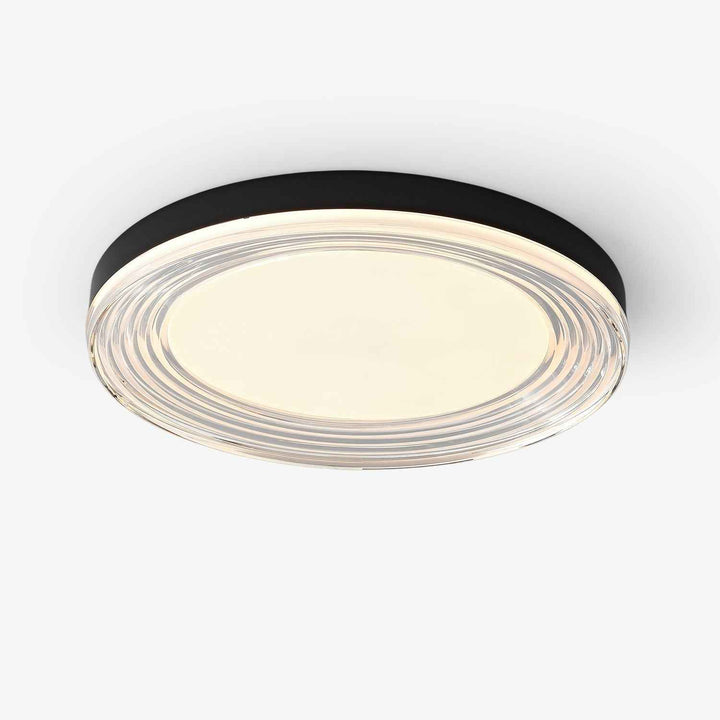 Lustra Acrylique 40cm Noir LED