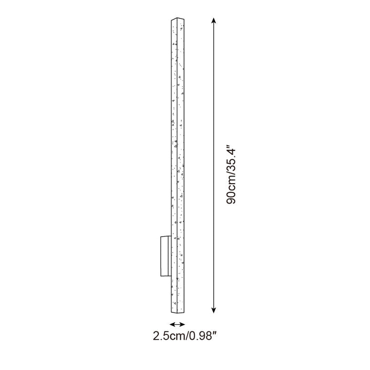 Opalyn Applique Murale Slim en Travertin - Neutralighting