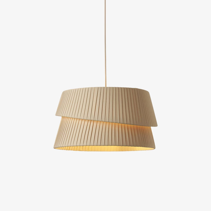 Ilira Lampe Pendante Tissu Twist Élégance Premium - Neutralighting