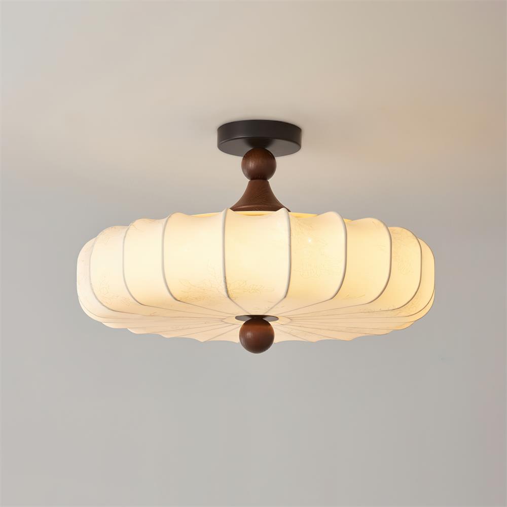 Velora Plafonnier Tissu Minimaliste - Neutralighting