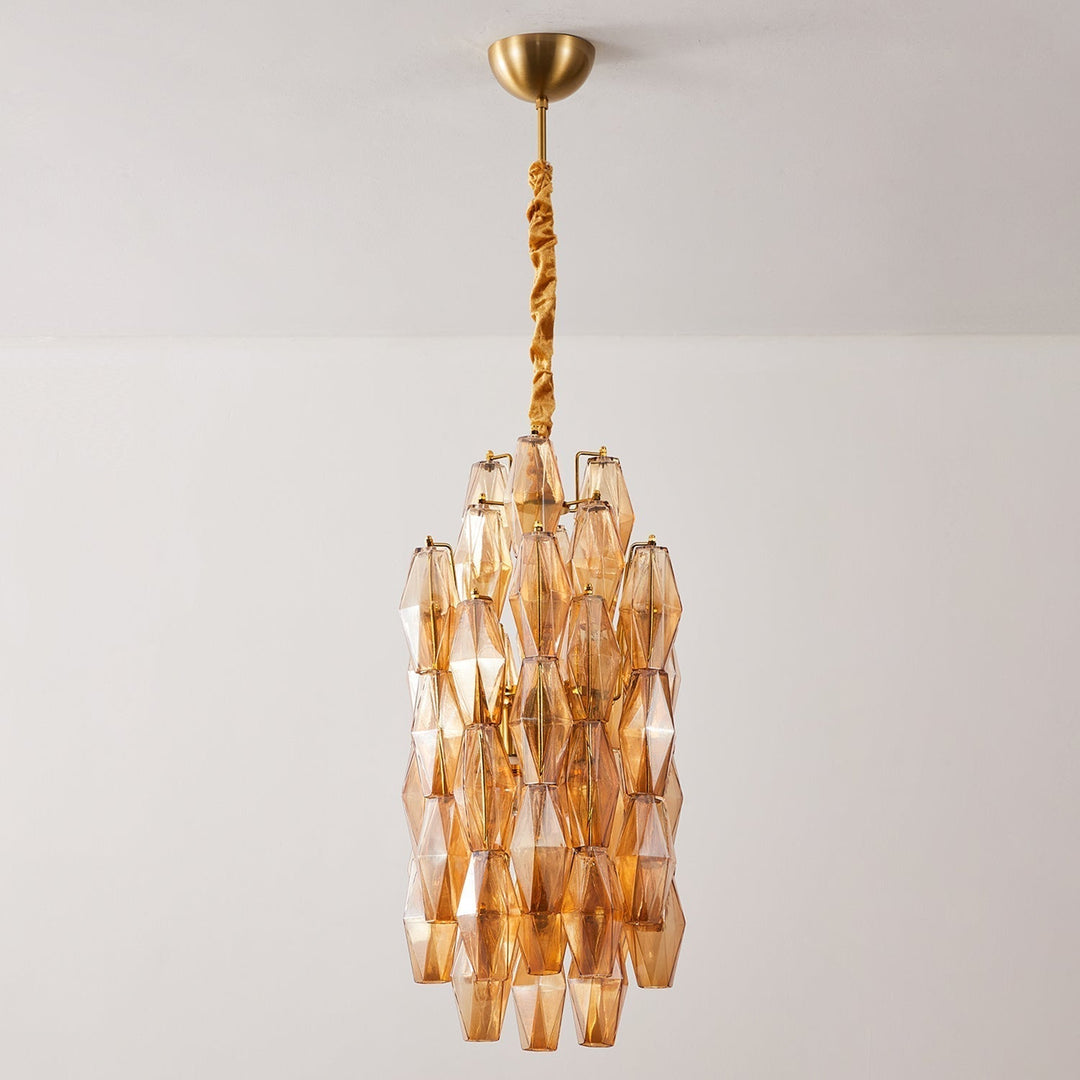 Velthra Suspension en Verre Facetté Luxueux - Neutralighting