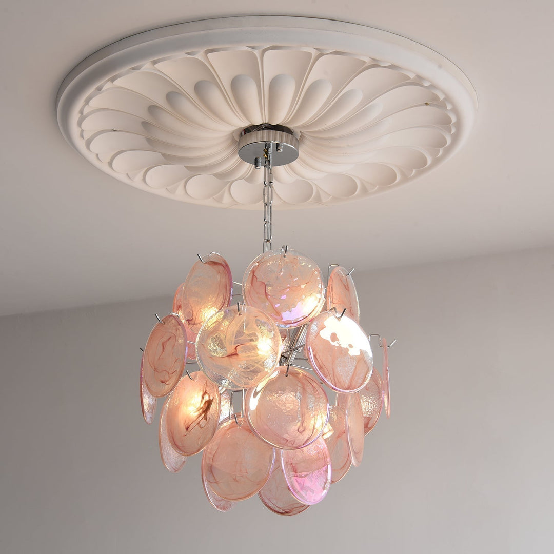 Venfield Lustre Cascade de Disques en Verre Iridescent - Neutralighting